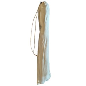 Support bois mélèze avec hamac chaise écru