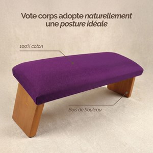 Banc de méditation, yoga pliant