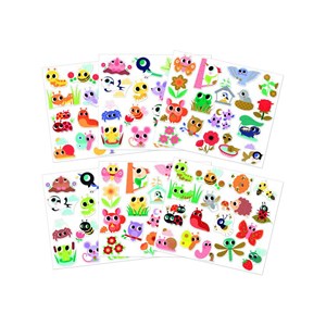 100 autocollants - les petites bêtes