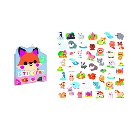 50 grandes gommettes animaux