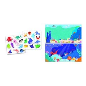 Stickers épais repositionnables marins