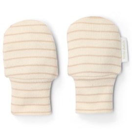 Moufles anti-griffures soft beige stripe (one size)