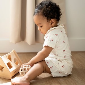 Lot de 2 balles de préhension clay-warm linen