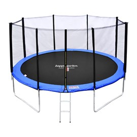 Trampoline ø 370cm réversible bleu&nbsp;vert perth avec accessoires