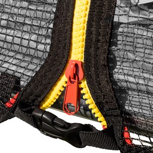 Trampoline ø 370cm réversible gris&nbsp;rose perth avec accessoires