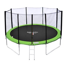 Trampoline ø 370cm réversible vert&nbsp;bleu perth avec accessoires