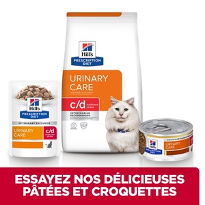 Croquettes chat adult prescription diets c&nbsp;d urinary stress poulet - hill's