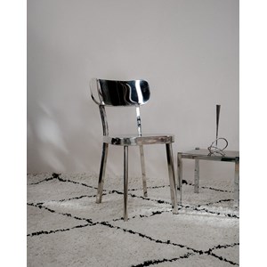 Alma, la chaise en inox n°1254