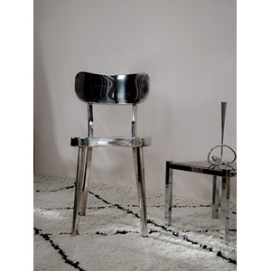 Alma, la chaise en inox n°1254