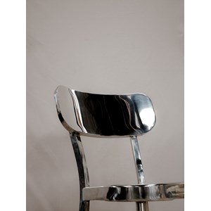 Alma, la chaise en inox n°1254
