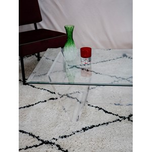 Grande table basse en verre n°773