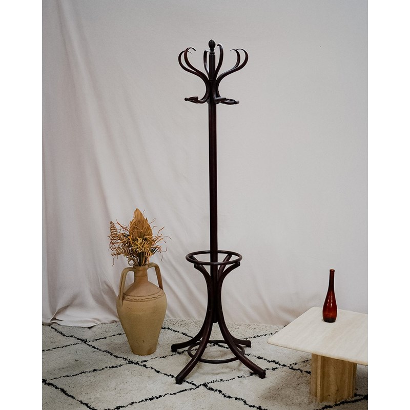 Porte-manteau perroquet en bois n°251