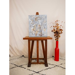 Pablo, le chevalet en chêne n°10