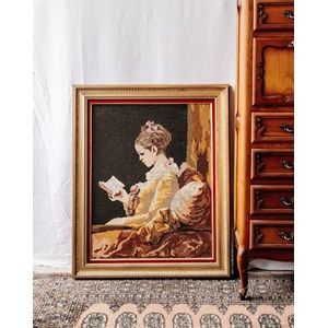 Nina, le canevas de femme encadré n°319