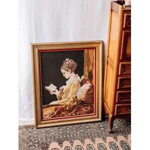 Nina, le canevas de femme encadré n°319