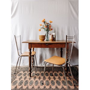 Paire de chaises chromées n°1277