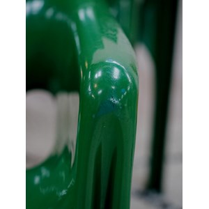 Fauteuil vert en fibre de verre n°843