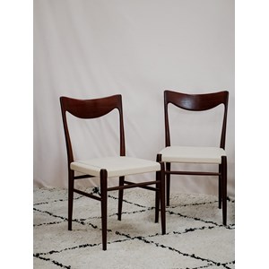 Lot de 4 chaises scandinaves en bois n°1255