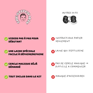 Pipo le cochon - kit crochet débutant avec vidéos - accessible à tous