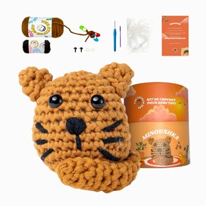 Minoushka le chat - kit crochet débutant avec vidéos - accessible à tous