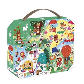 Puzzle 36 pieces les 4 saisons