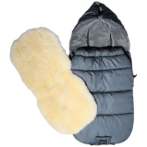 Chancelière thermique sheep anthracite pour poussette