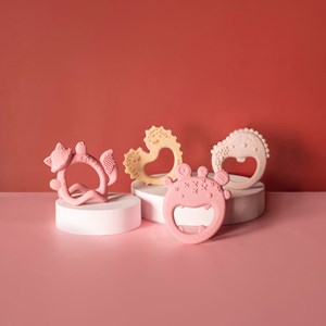 Anneau de dentition trio blush