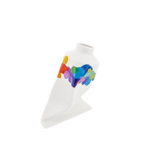 Petit vase  multicolore