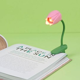 Lampe de lecture tulipe  rose