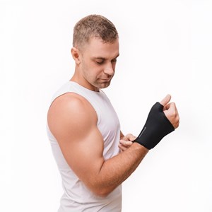 Attelle poignet et  chaud et froid icethermax  - soulagement des  inflamations Noir