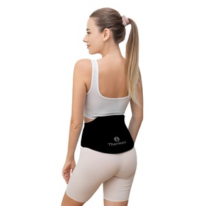 Ceinture lombaire chaud et froid icethermax - soulagement des douleurs lombaires Noir