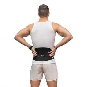 Ceinture lombaire chaud et froid icethermax - soulagement des douleurs lombaires Noir