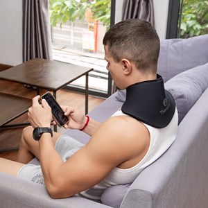 Tour de cou chaud et froid icethermax - détente musculaire Noir