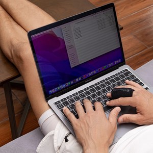 Manchons de doigts chaud et froid icethermax - soulagement naturel Noir