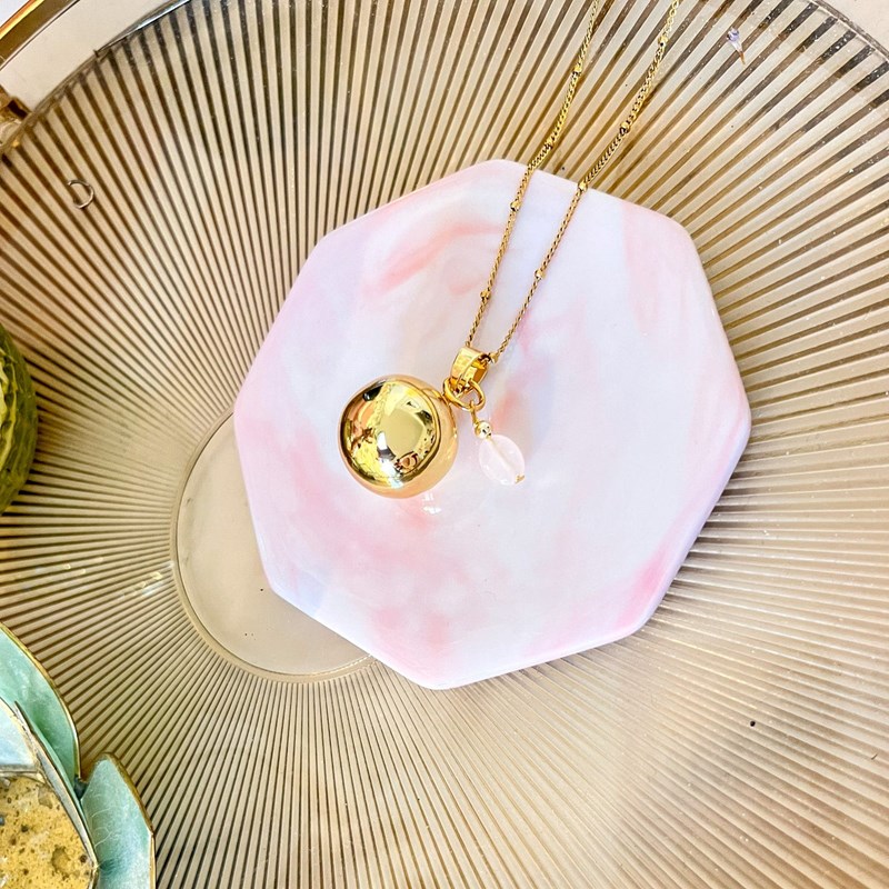 Bola de grossesse or quartz