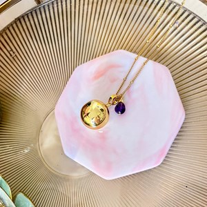 Bola de grossesse or améthyste