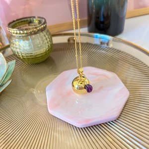 Bola de grossesse or améthyste