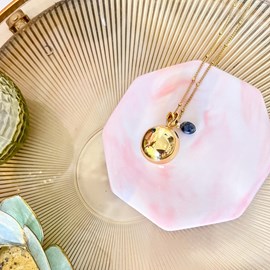 Bola de grossesse or labradorite