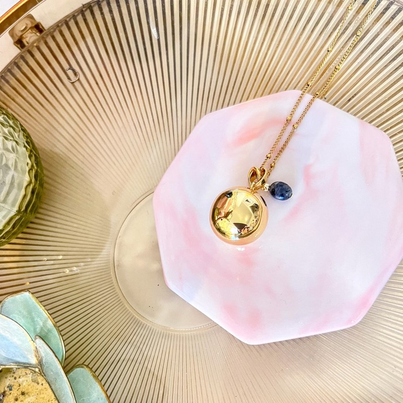 Bola de grossesse or labradorite