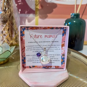 Bola de grossesse argent amethyste