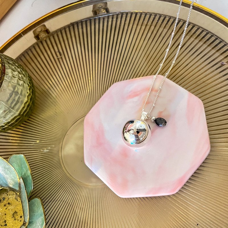 Bola de grossesse argent labradorite