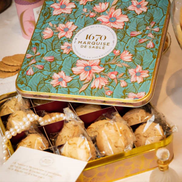 Assortiment de sablés de sarthe - boîte féérie végétale