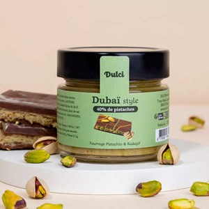 Pâte à tartiner dubaï style - pistache 40% et chocolat