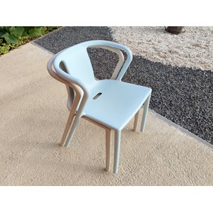 Ensemble repas de jardin 6 places en aluminium laqué