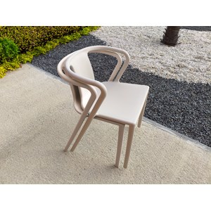 Ensemble repas de jardin 6 places en aluminium laqué