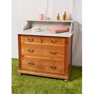 Coiffeuse en marbre blanc n°249