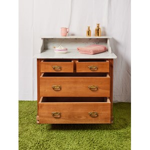 Coiffeuse en marbre blanc n°249