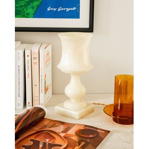 Grande lampe à poser en albâtre n°487