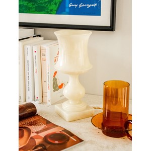 Grande lampe à poser en albâtre n°487