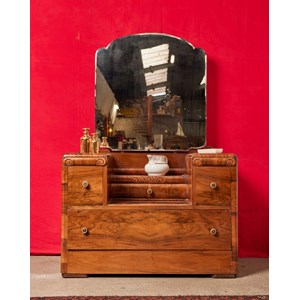 Coiffeuse art déco en bois n°246